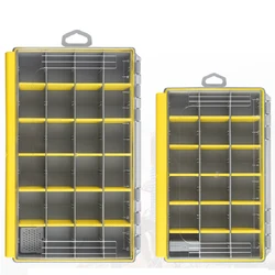 Caja de Pesca Impermeable con Divisores para Aparejos Esenciales