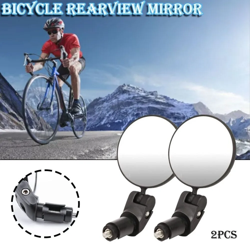 Espejo retrovisor plegable para bicicleta de montaña, equipo de ciclismo con rotación de 360 ° - imagen 5