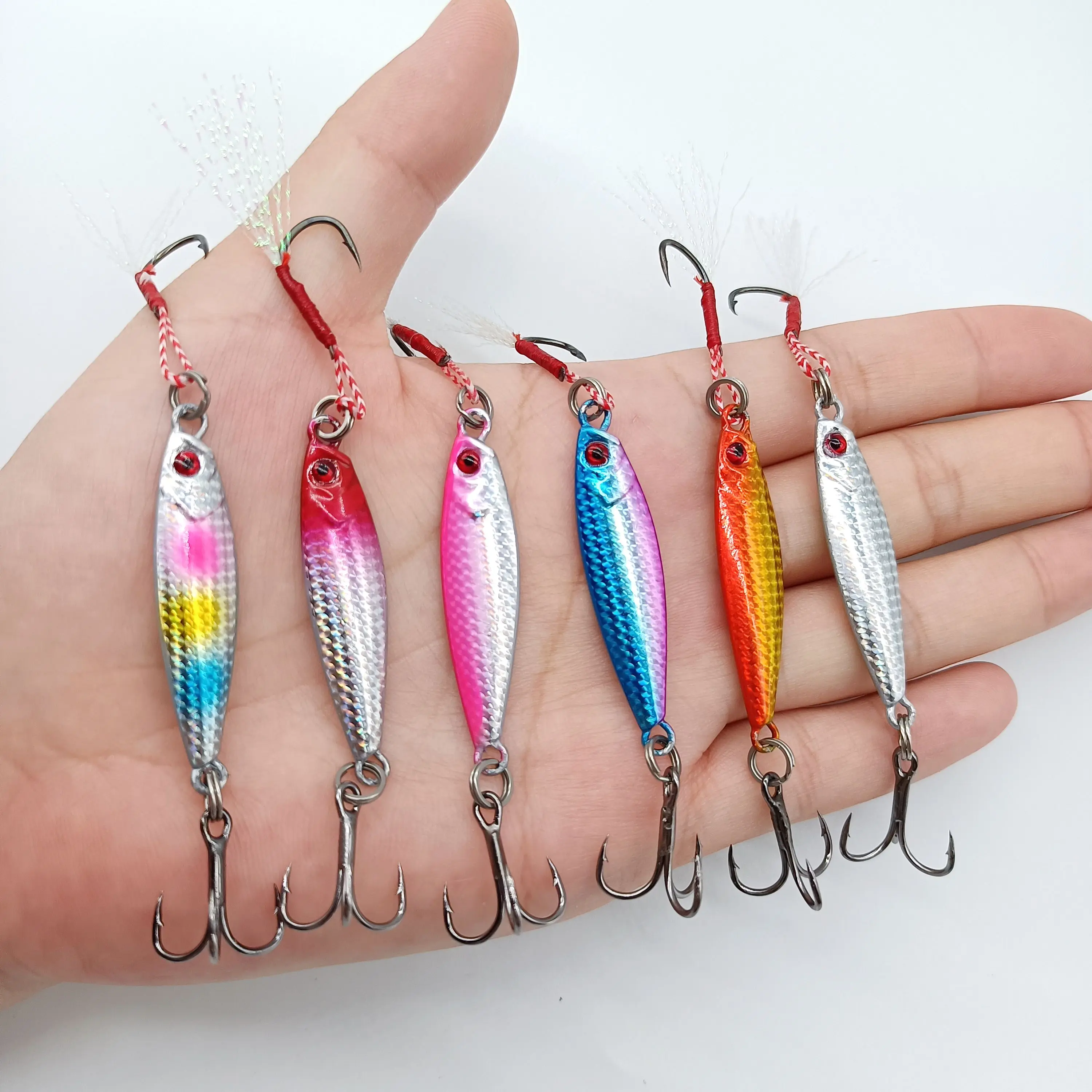 DUODUOYU-señuelo de pesca de Metal fundido, cebo Artificial para lubina, aparejos de pesca, 7g/10g/15g/20g, 1 ud. - imagen 2
