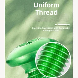 12 Uds. Tornillos de Rotor de freno de disco de cabeza Torx T25 de sujeción M5x11,5mm tornillos de aleación de acero para bicicleta perno de Rotor colorido bicicleta de carretera