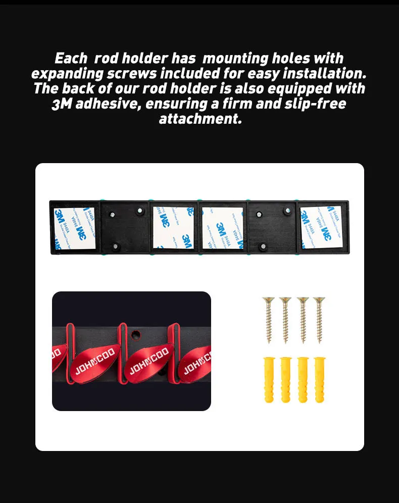 Estante de almacenamiento para caña de pescar, soportes verticales para caña de pescar, herramientas de almacenamiento, 4 colores - imagen 2