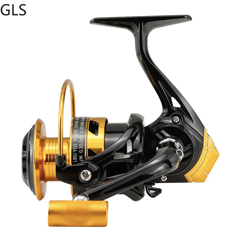 Carrete de Metal resistente al desgaste, rueda de pesca de carpa de alta velocidad, arrastre máximo de 6-10kg, para agua dulce, 2023: 5,2, 7:1, novedad de 1/4 - imagen 3