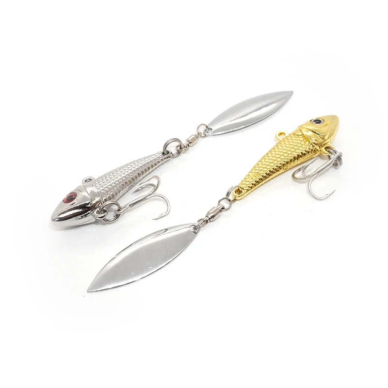 Nuevo señuelo cuchara Vib 17g 21g Señuelos de Pesca de Metal lentejuelas Spinner vibración cebo de Pesca en hielo duro Pesca Jigging Japón aparejos de invierno - imagen 4