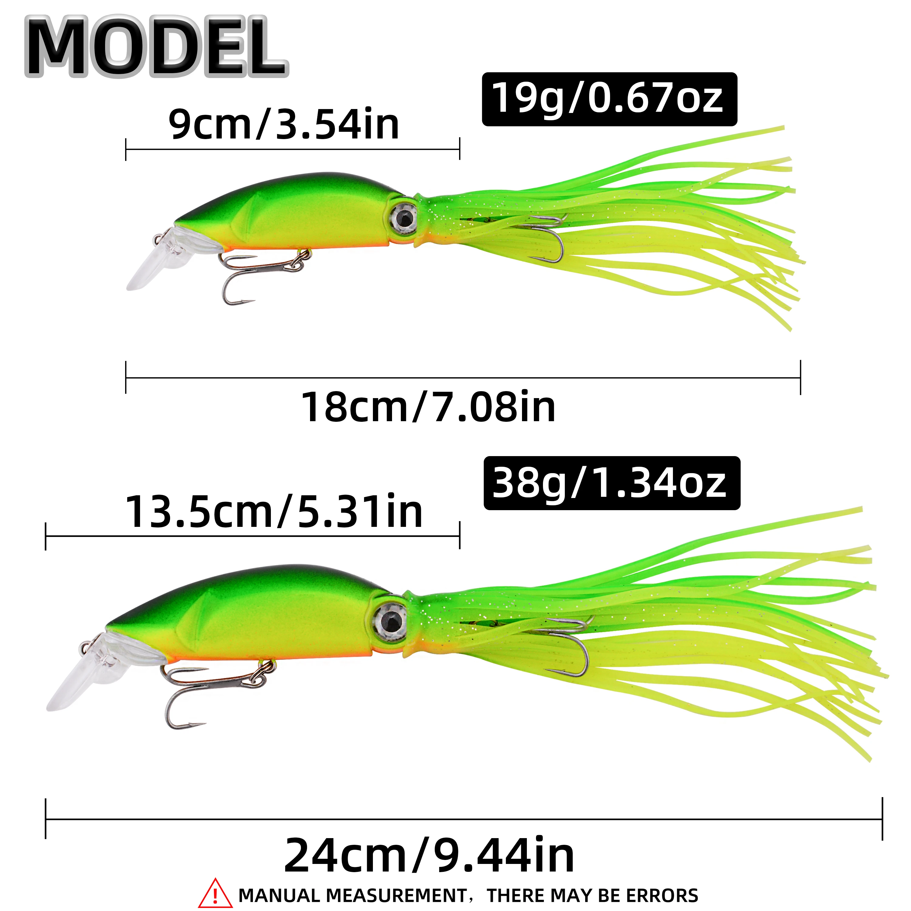 6 unids/lote Señuelos de Pesca plantillas de pulpo de calamar con falda anzuelo de cebo de lubina aparejos de plantilla Crankbait - imagen 2