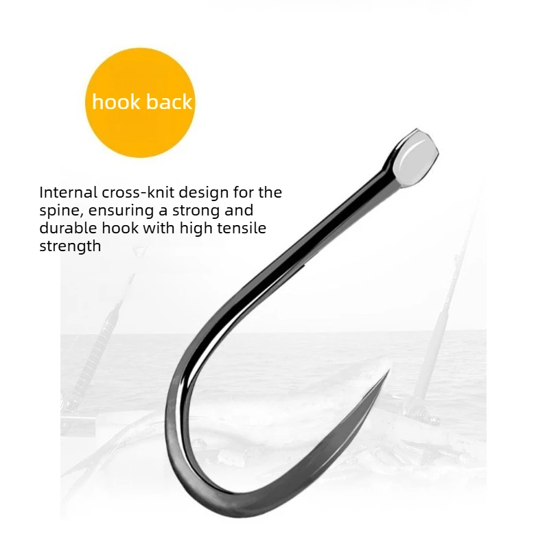 200 Uds. Anzuelo De Pesca Iseni a granel, anzuelos negros dorados, equipo De anzuelo con púas, accesorios al por mayor, artículo De Pesca De carpa - imagen 5