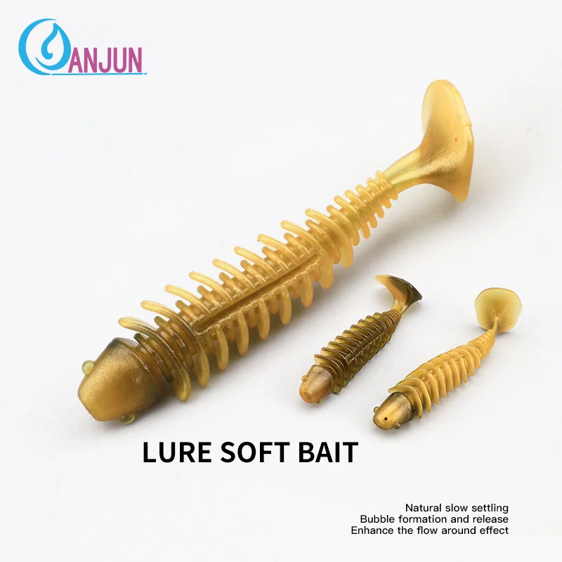 Señuelos de vinilo 4cm y 6cm – Swimbaits para carpa y lubina - imagen 2