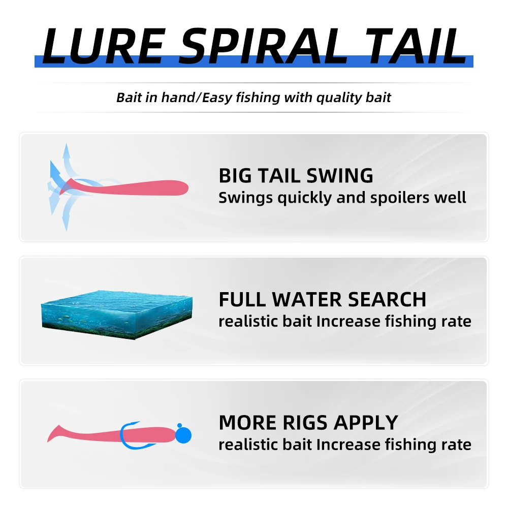 FTK-señuelo de pesca de sábalo con anillo de impacto, cebo de plástico suave de 55mm, 65mm, 75mm / 30 piezas, cebo Artificial - imagen 4