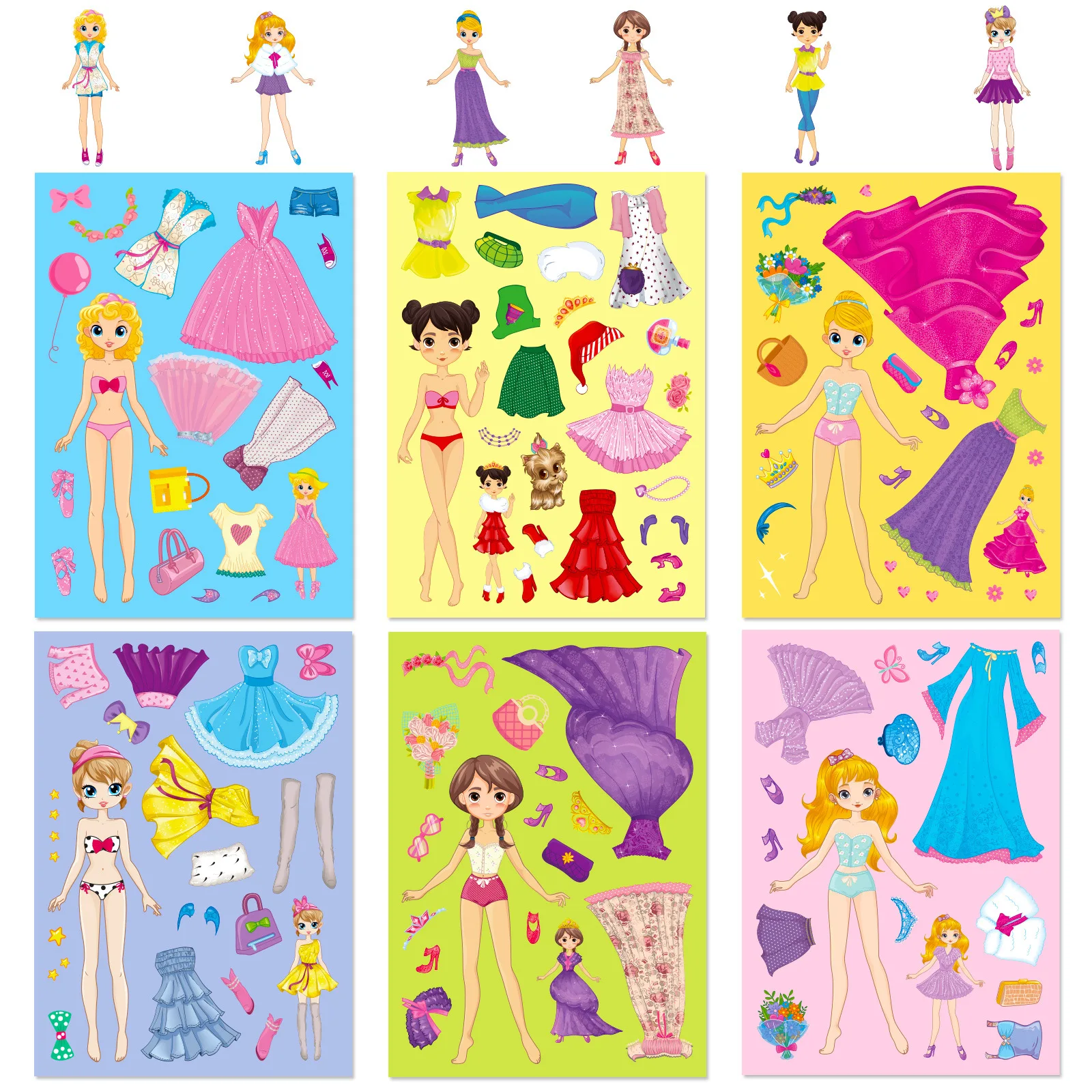 Pesca educativa: Rompecabezas Princesas con Pegatinas para Ninos - imagen 2