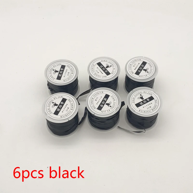 6pcs black
