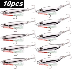 Jigs Metálicos para Pesca en Costa – Acabado Plata