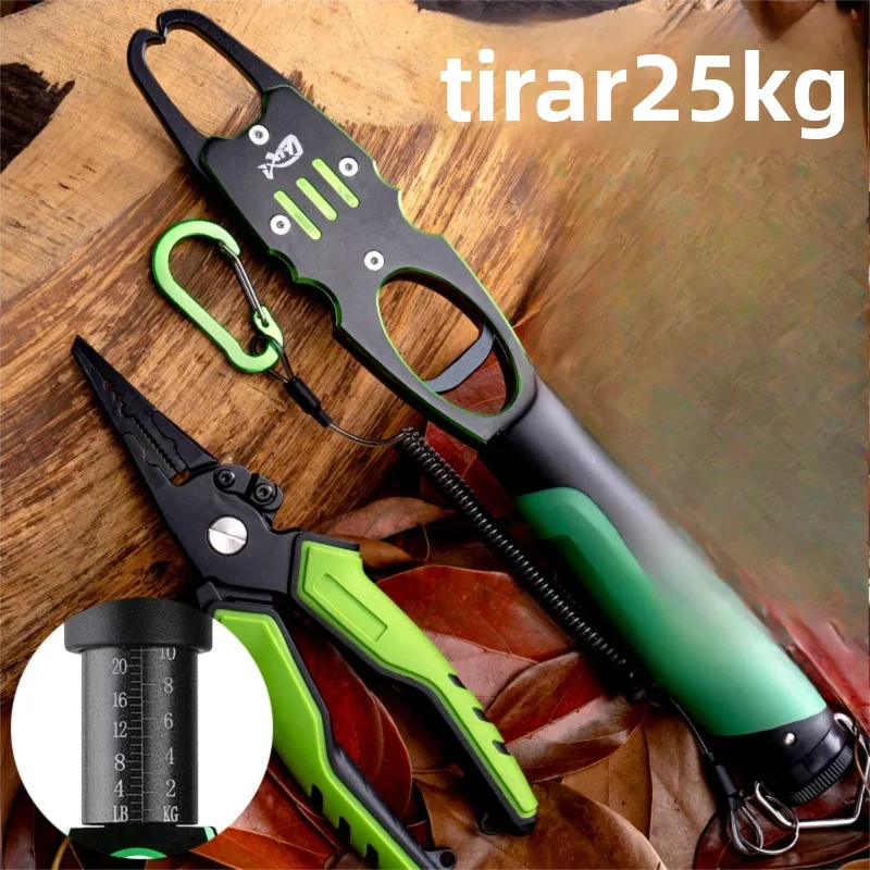 Alicates de pesca de aleación de aluminio para niños, juego de agarre, cortadores de anillos divididos, gancho de línea, aparejos de pesca de alta calidad - imagen 3