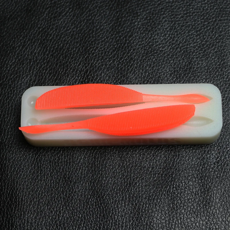 Luretv-Molds-Molde de cebo suave, señuelo DIY, cebo falso sin calentamiento, coagulación rápida, juego de moldes de Sol, gusano de cola oscilante - imagen 4