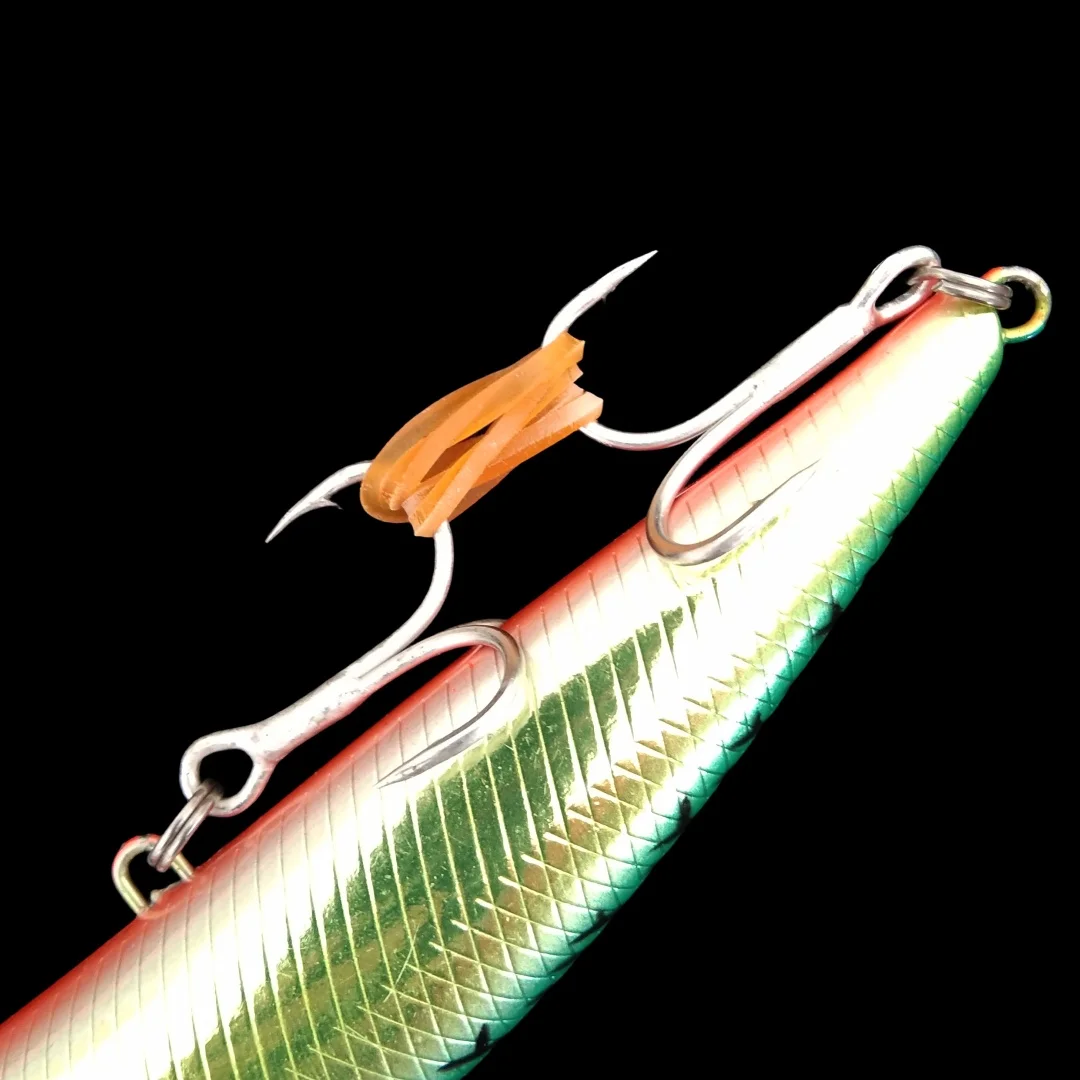 Swolfy-señuelo de pesca de mar de agua salada, pececillo pesado, 12cm, 40g, cebo Artificial profesional, accesorios de pesca, señuelo para Lucio - imagen 5