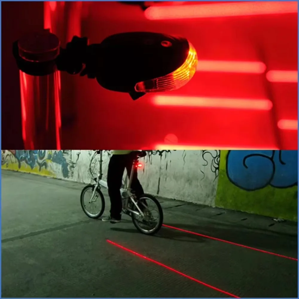 Luz trasera de bicicleta superbrillante, advertencia de seguridad, iluminación gran angular, luz trasera de ciclismo fácil de instalar, múltiples modos
