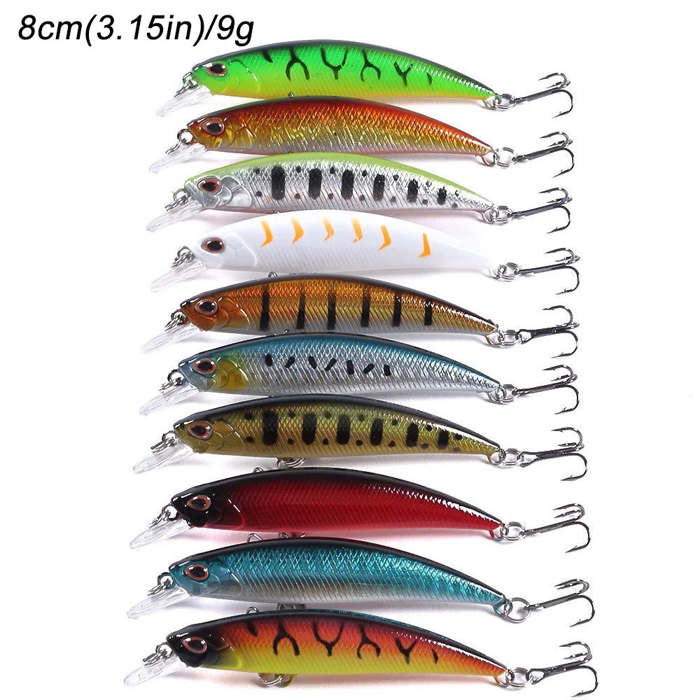 10PCS sinking lure A