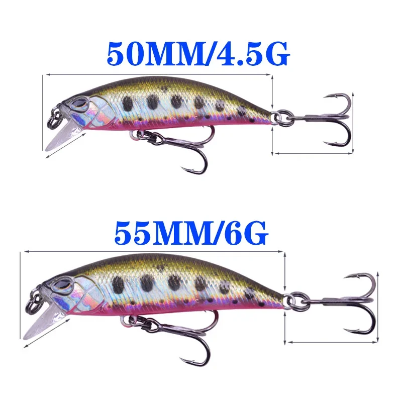 Señuelos de Pesca hundidos, Wobblers, Swimbait, Crankbait, cebo duro para lubina, Lucio Artificial, carpa, aparejos de Pesca curricán, 1 ud. - imagen 2