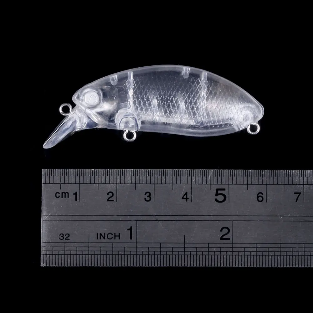 Crankbaits sin pintar ABS transparente – Señuelos de roca personalizables - imagen 4