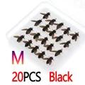 20pcs Black M