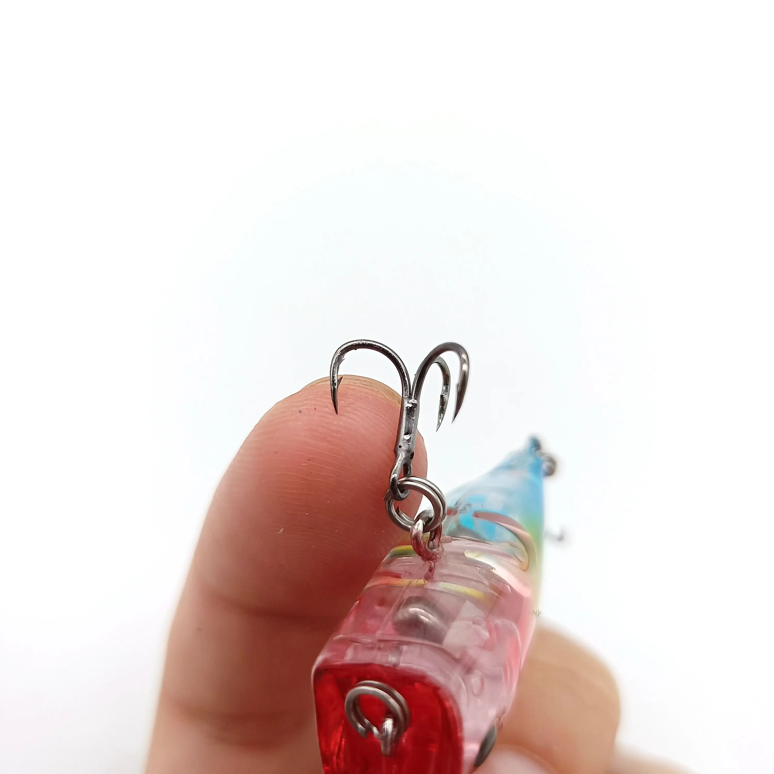 DUODUOYU 1 unids/lote Mini señuelo de pesca Popper 3,5g/40mm agua superior Artificial pequeño cebo duro anzuelo afilado Crankbait Wobbler aparejos - imagen 5