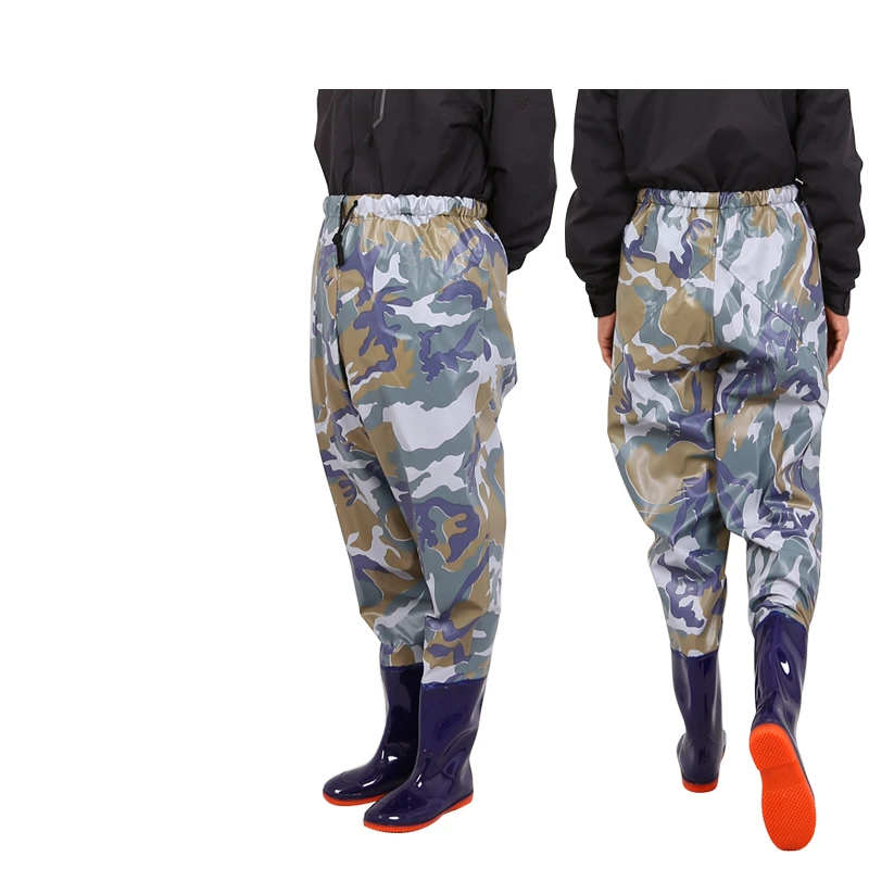 Pantalones de caza impermeables y gruesos para hombre, botas de pesca resistentes al desgaste, transpirables, para vadear la parte inferior del cuerpo - imagen 3