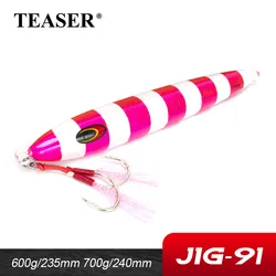 TEASER J91 Señuelo jigging hundimiento rápido aguas profundas