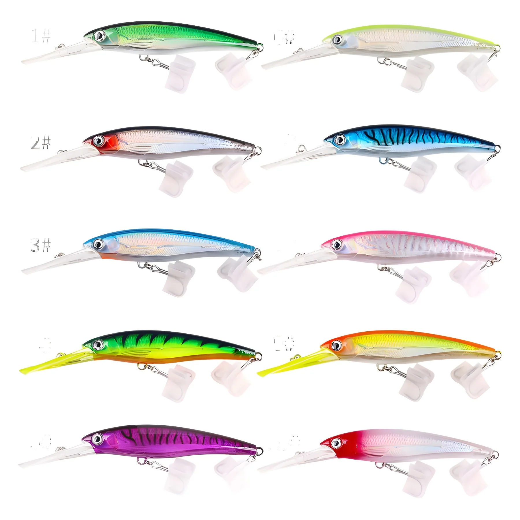 Señuelo de pesca con curricán, 48g, 73g, 90g, Hydro Magnum, cebo para pececillos de buceo profundo, Wahoo, atún Mahi Marlin, agua salada, barco de agua dulce, aparejos de pesca - imagen 5