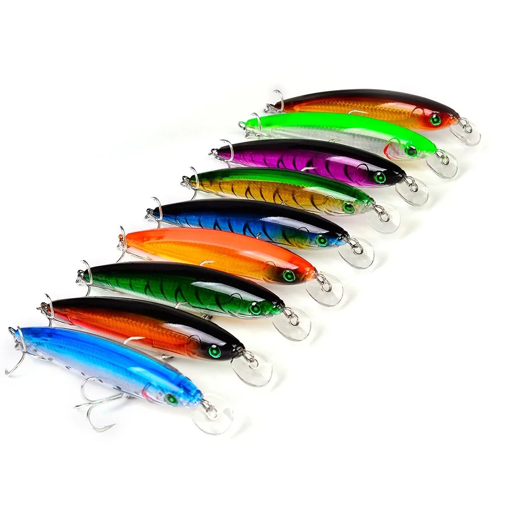 16 cm/43g Artificial Trolling Minnow Wobbler cebo de Pesca de Mar señuelos raya carpa Crankbait Pesca Jerkbait con gancho para lago río - imagen 2