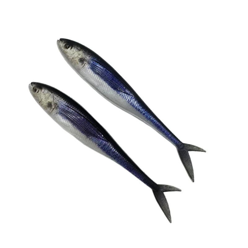 1 Uds 11g 12,5 cm 3D pesca Trolling atún caballa agua de mar cebo señuelos plástico suave señuelo Swimbait para pesca de lubina Thkfish - imagen 3