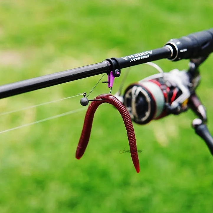 JACKALL-anzuelo de plomo de acero de tungsteno, anzuelo loco, gusano de fideos sin plomo, Senko Road Sub, cebo blando, contrapeso, Japón - imagen 3
