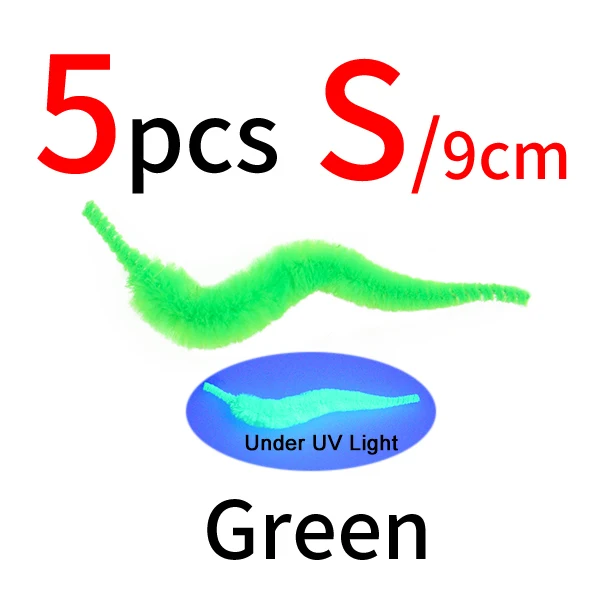 5pcs fl green S