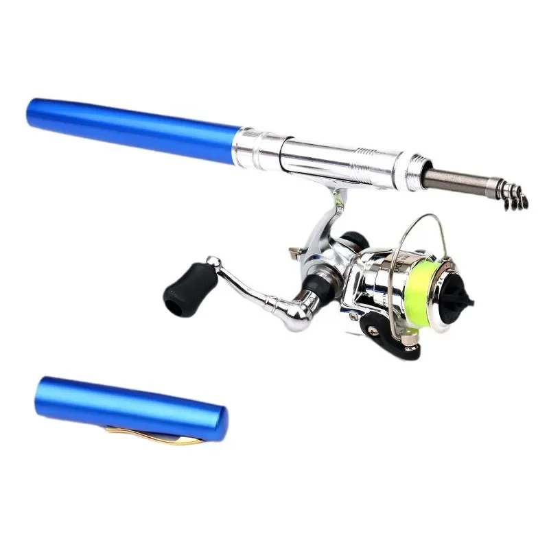 Caña de pescar en hielo ultracorta Mini 1,4 m para pesca discreta - imagen 4
