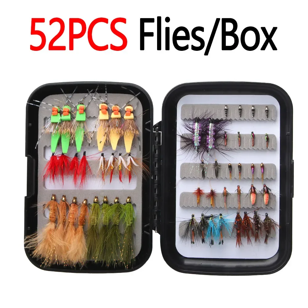 52pcs Flies Kit