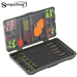 Sougayilang Caja de pesca magnética – Organizador con particiones