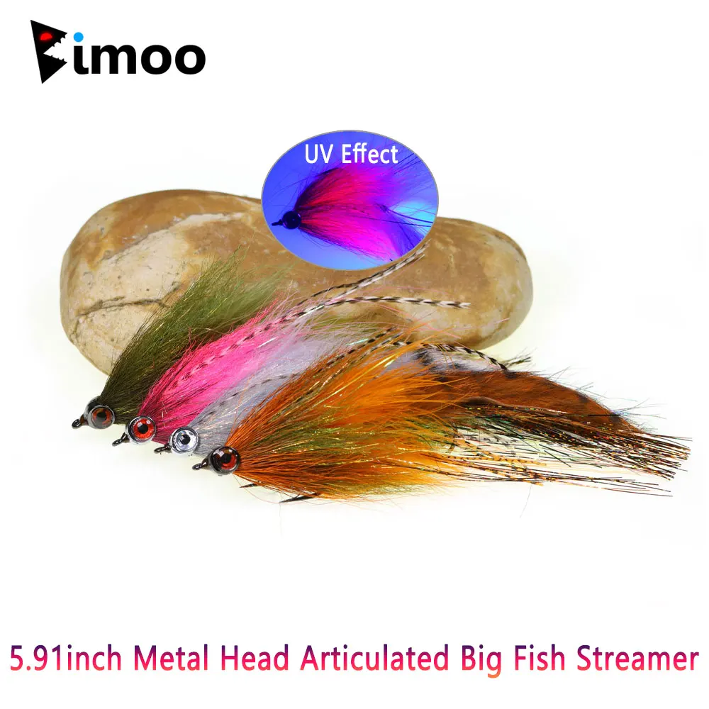 1 unidad de cabeza de máscara de pez de Metal de 5,91 pulgadas/ojos de pez 3D articulados, serpentina de pez grande, serpentina de pez cebo, Lucio de mosca, señuelo de pesca de mar almizclado