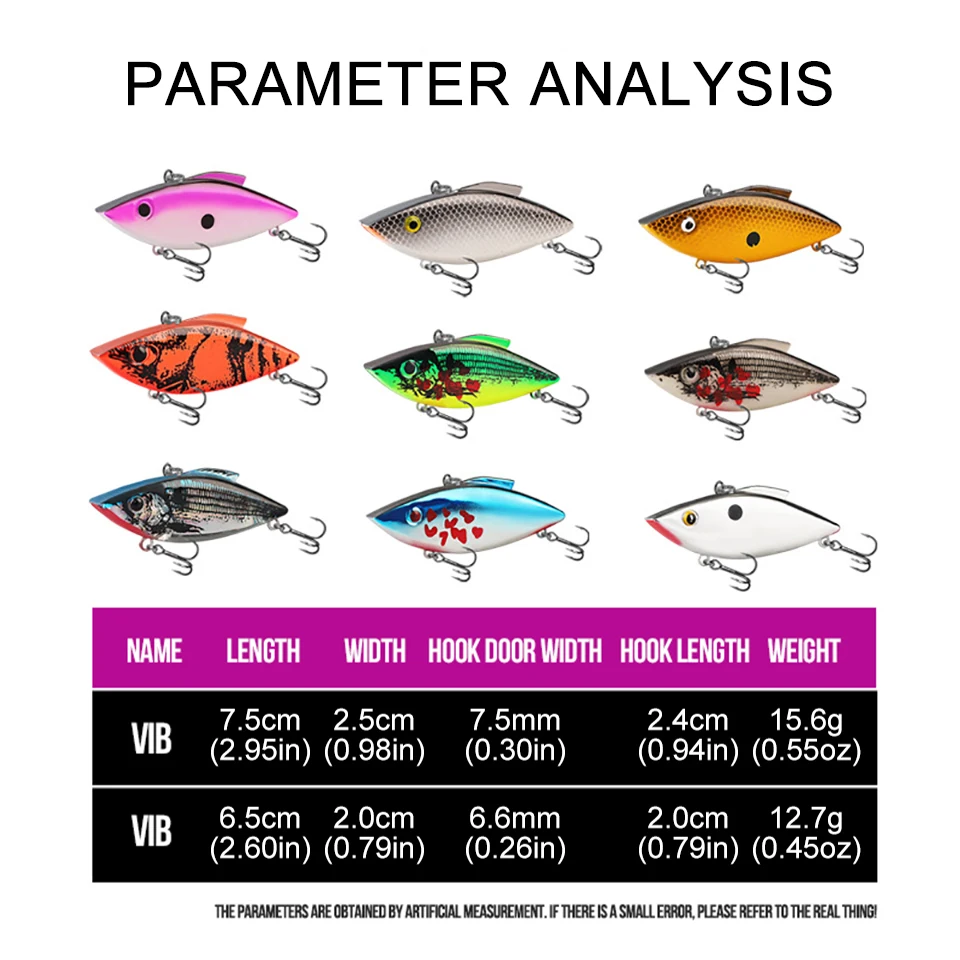 WALK FISH Señuelo Vib realista con anzuelo reforzado - imagen 5