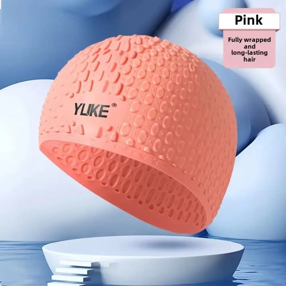 Gorro de natación de silicona PU, protección para los oídos de secado rápido, gorro de natación para niños, gorro de natación transpirable antideslizante, deportes acuáticos