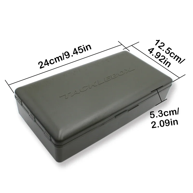 Herramienta de pesca de carpa, caja de aparejos multifunción con Pin, 22 compartimentos de varios tamaños, aparejos giratorios de carpa de plástico fuerte - imagen 3