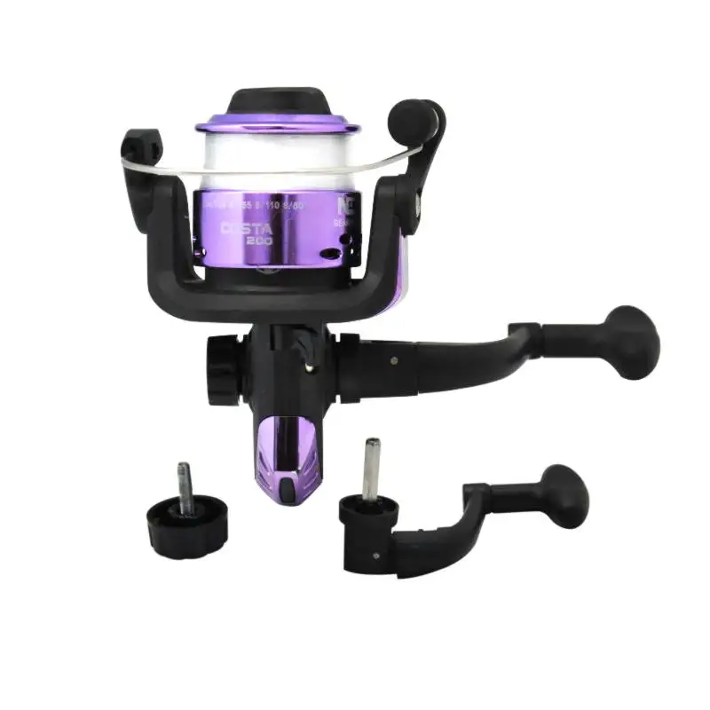Topline-carretes giratorios portátiles para pesca, carrete de fundición ultraligero para agua dulce y salada, izquierda/derecha, 200 - imagen 4