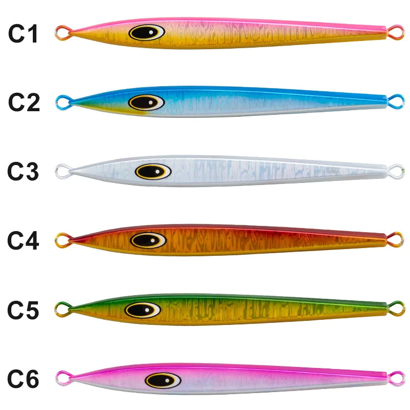 TEASER-señuelo de pesca J139, cebo artificial duro, luminoso, para agua salada, 150g, 180g, 200g - imagen 3