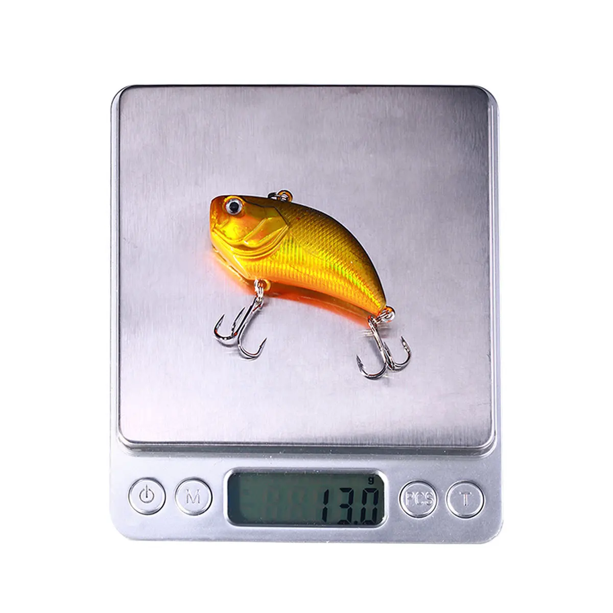 WHYY señuelo de Pesca Artificial, cebo duro de plástico con cuentas de sonido, 5,4 cm, 13g, simulación de Pesca en el océano - imagen 5