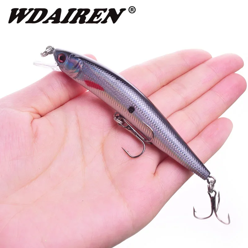 5 unids/lote juego de Señuelos de Pesca de colores mezclados Topwater Minnow Wobblers cebos duros artificiales para carpa lubina Isca Pesca Crankbait Kit - imagen 2