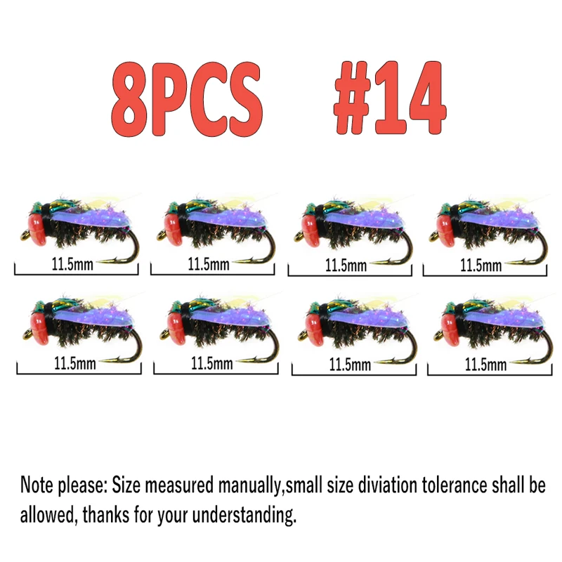 8pcs size 14