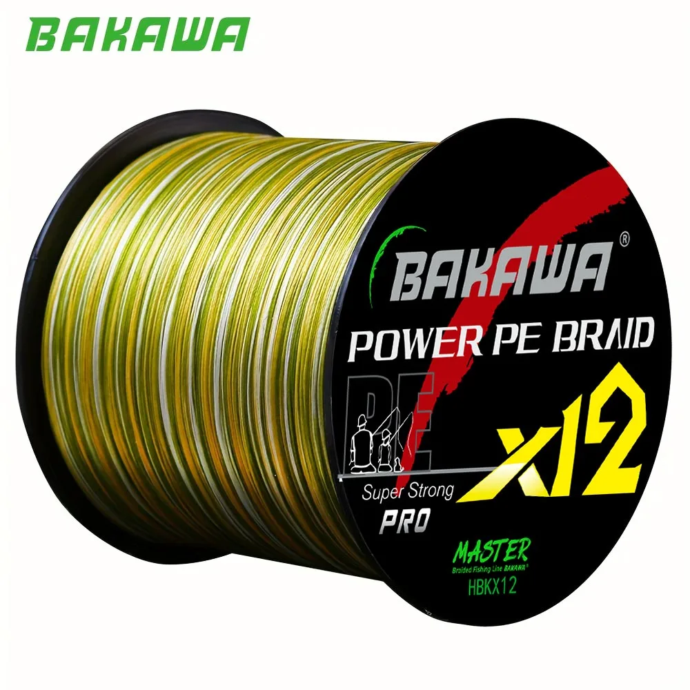 BAKAWA Sedal Trenzado PE 12 hebras – Multifilamento para carpa - imagen 4