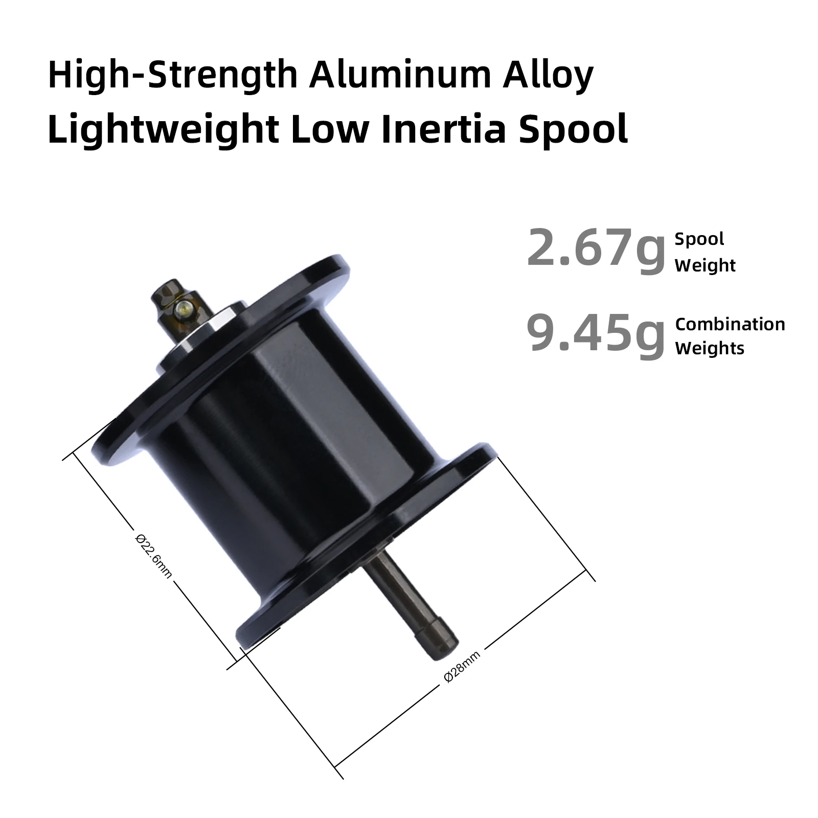 PURELURE CHEETAH AIR Metal tres modos DC marco de fibra de carbono Material banda de freno electrónico sonido Baitcast carretes de pesca 3,5-17g - imagen 5