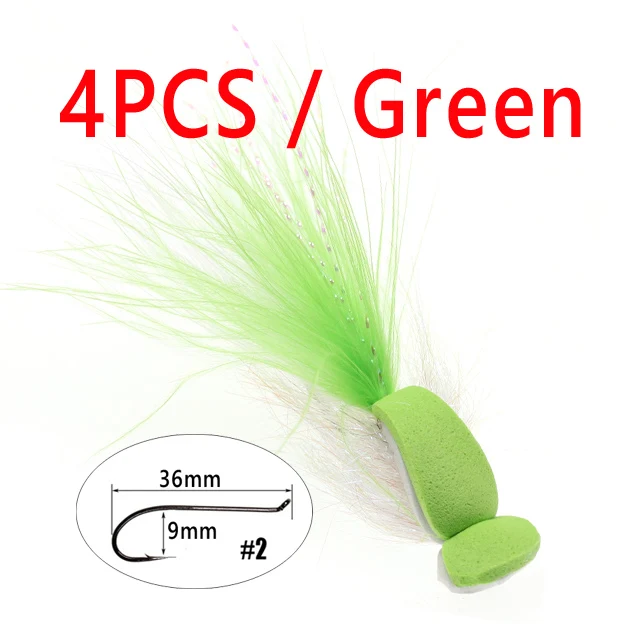 4PCS Green