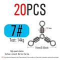 20pcs  Size 7