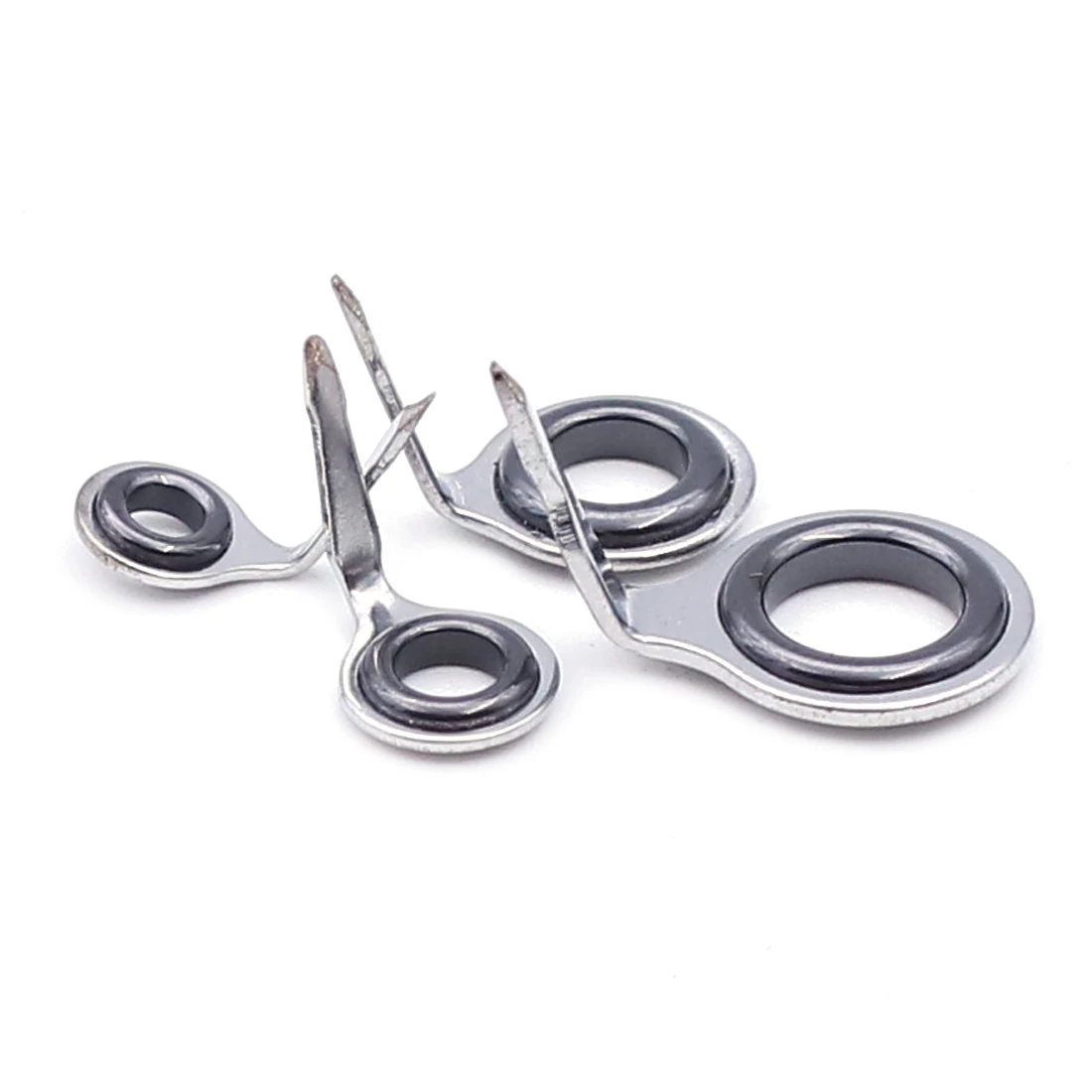 Guías de caña de pescar de 9KM, Kit de reparación de construcción de caña de 5 ~ 70 Uds., herramienta de pesca de agua dulce y salada de acero inoxidable de 1,5 ~ 6,8mm, anillo de cerámica - imagen 4