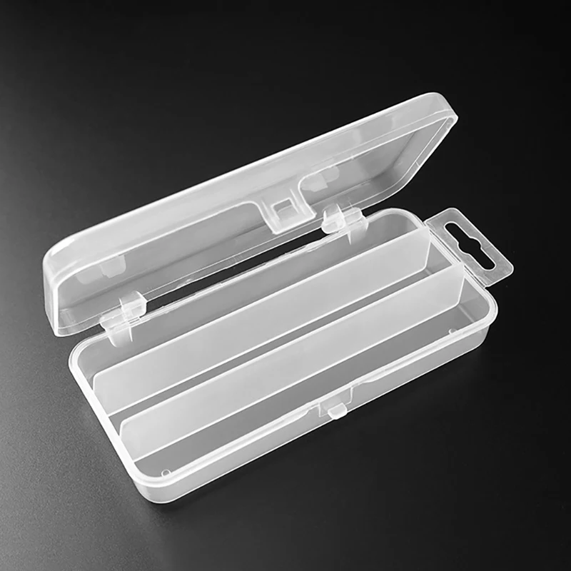 Caja de aparejos de pesca con 3 compartimentos, caja de almacenamiento para anzuelos y señuelos de pesca, organizador de herramientas y accesorios - imagen 5