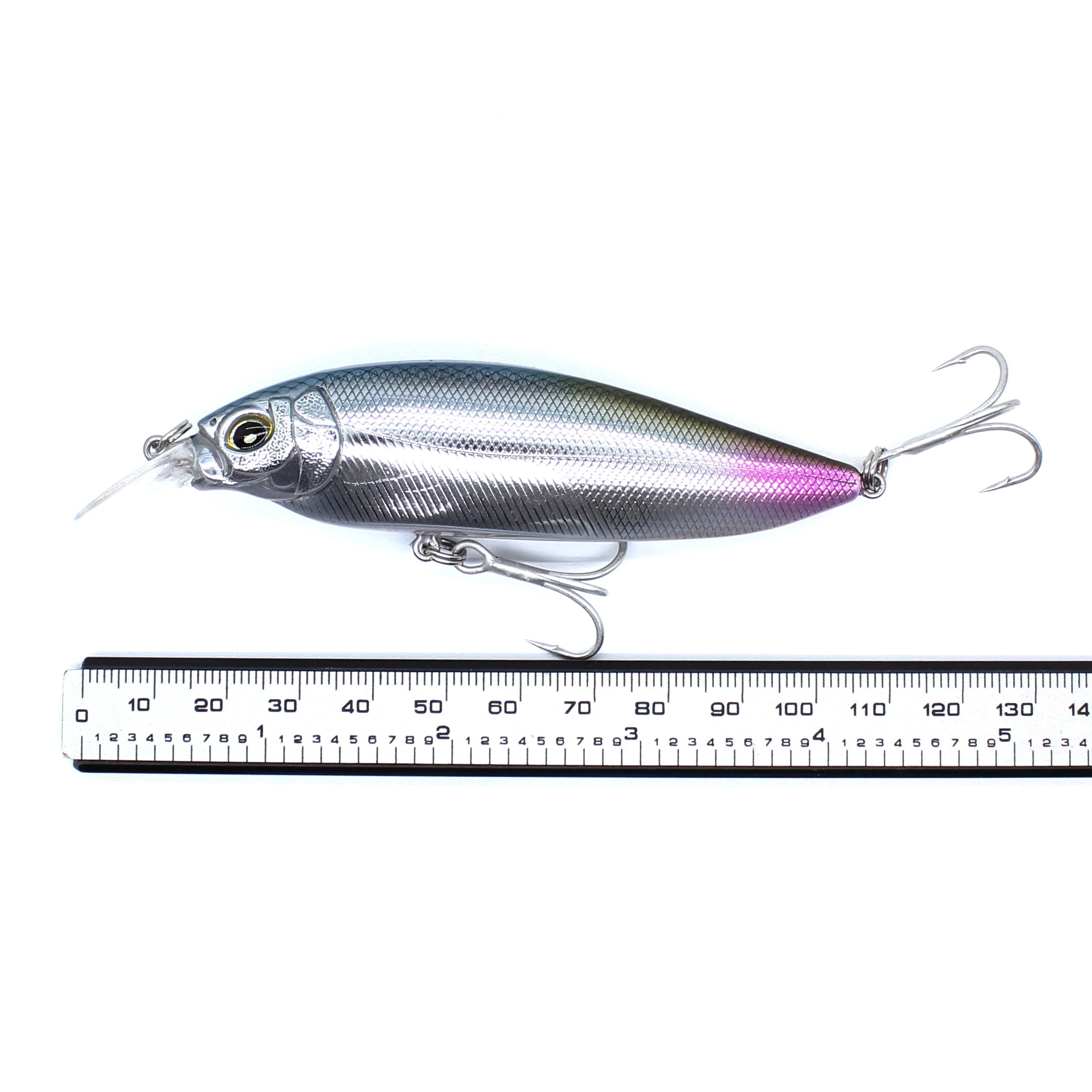 AOCLU-Cebo duro flotante para pececillos, señuelo de pesca con solapa Wobbler, sonajero de lanzamiento fácil, 105mm, 16,7g, profundidad de buceo de 0,8 M - imagen 5