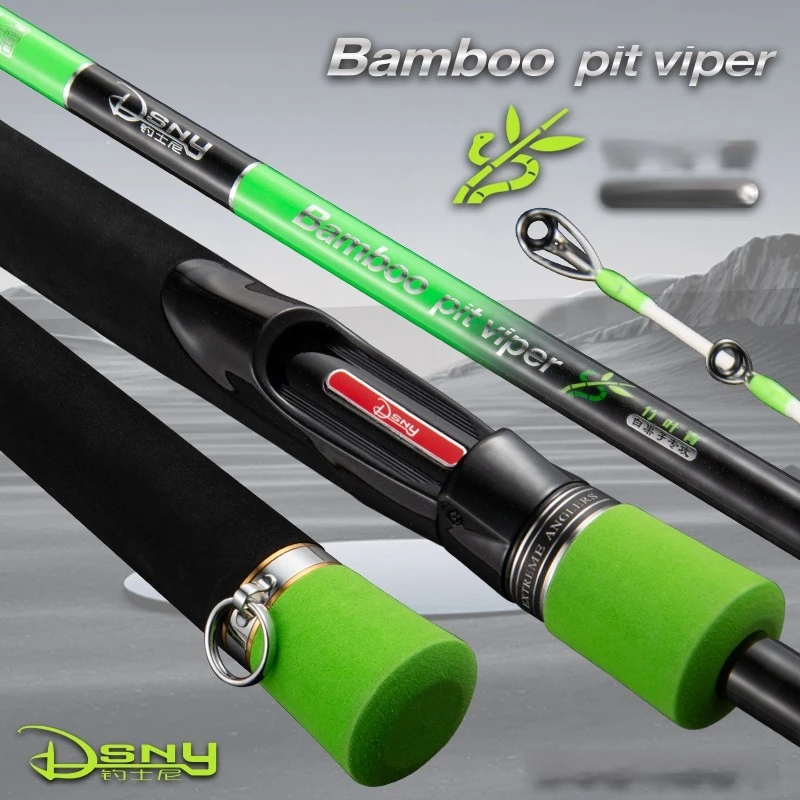 Caña de pesca de barco DSNY – Spinning carbono 20-60 lb punta luminosa - imagen 3